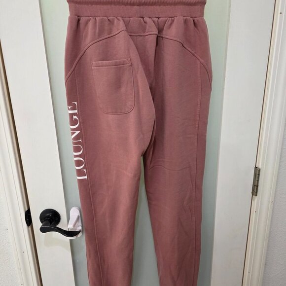 Lounge Women’s 3-Piece Set – Pink Bralette, Cropped Crewneck Sweatshirt & Sweatp - Picture 8 of 15